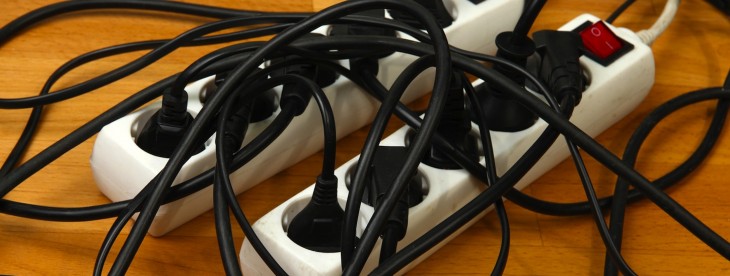 thingCHARGER transforms any US outlet into a clutter-free charging station with multiple adapters
