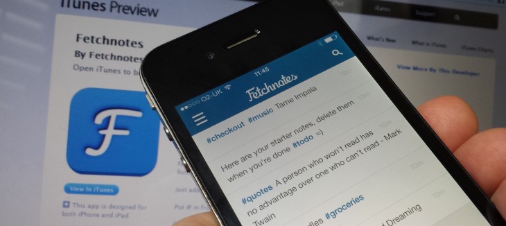 Fetchnotes makes it easier to share notes and to-do lists with friends and family