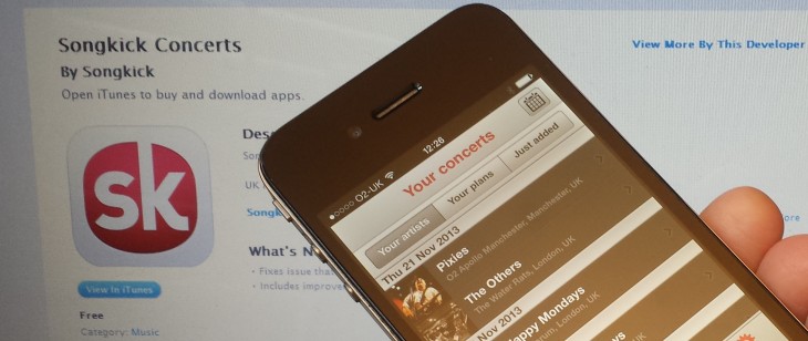 Songkick for iPhone now scans your Spotify playlists and lets you buy tickets in-app