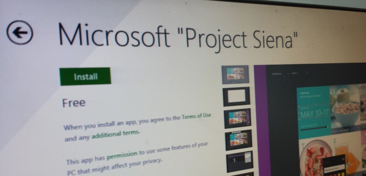 Microsoft Project Siena: An app for anyone to create Windows 8.1 apps, no coding required