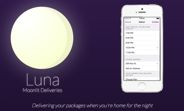 Luna’s late-night delivery service ships your packages when you’re actually home