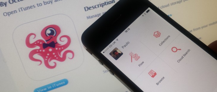 Octonius for iOS is a unified file-browser for Evernote, Dropbox and Google Drive