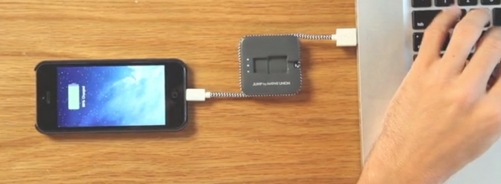 Native Union crowdfunds JUMP, a cable and portable battery that charges itself after your smartphone