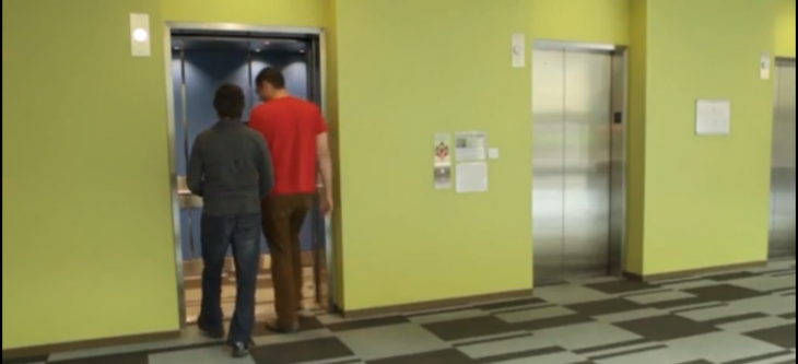 Microsoft Research built a smart elevator that uses AI to figure out what floor you’re going to ...
