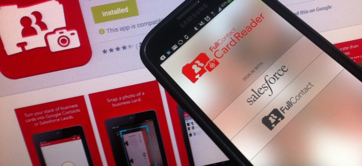 FullContact brings its human powered business-card scanning app to Android