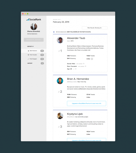 SocialRank 3 520x584 SocialRank helps you find your most valuable Twitter followers