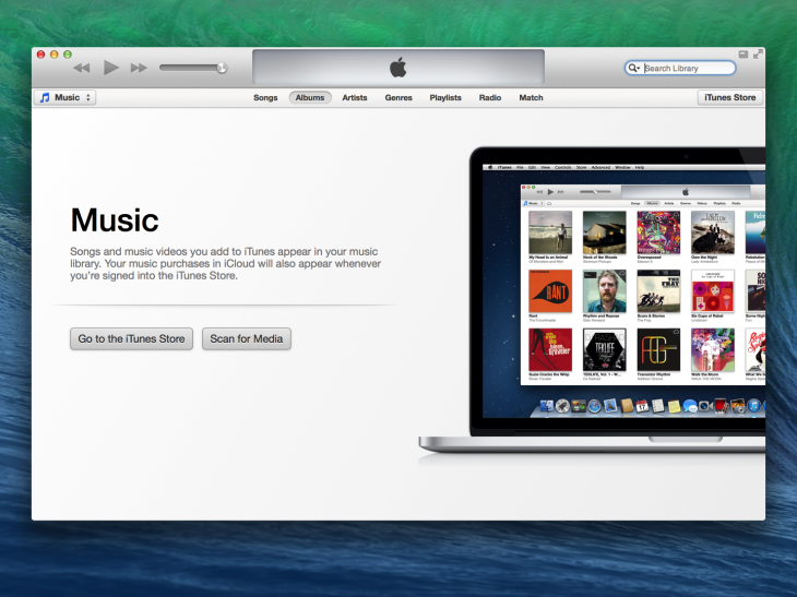 itunes welcome@2x 730x547 Designing the details: Why empty states matter