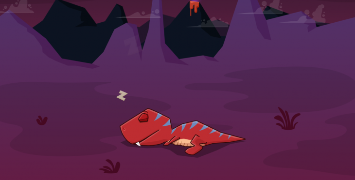 Sleepasaurus for iOS uses dinosaurs to help train your kids to sleep