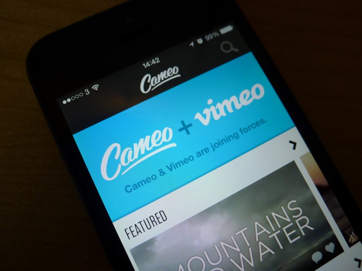 Vimeo acquires Cameo, a video recording, editing and sharing app for iPhone