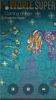 Sams 220x391 Samsung tackles Pandora with Milk Music, a new ad free Internet radio service for Galaxy devices