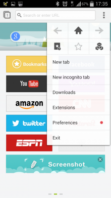 Screenshot 2014 03 20 17 35 301 220x391 Windows to the Web: 10 of the best Android browser apps