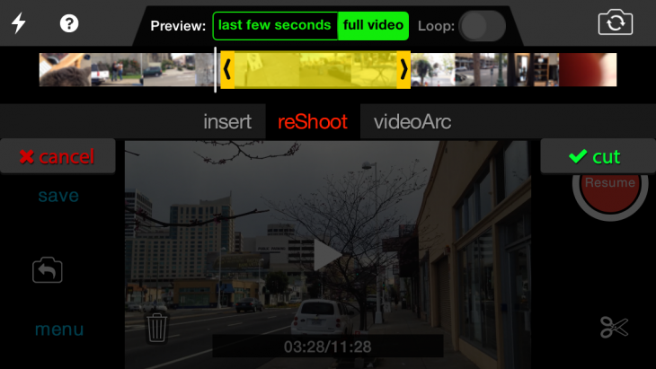 reShoot for iPhone gives you a second chance at movie magic photo31 730x411 reShoot for iPhone gives you a second chance at movie magic