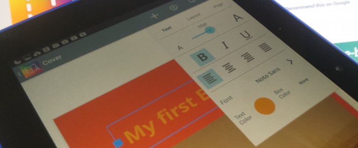 Book Creator now lets you create your own ebooks from your Android tablet