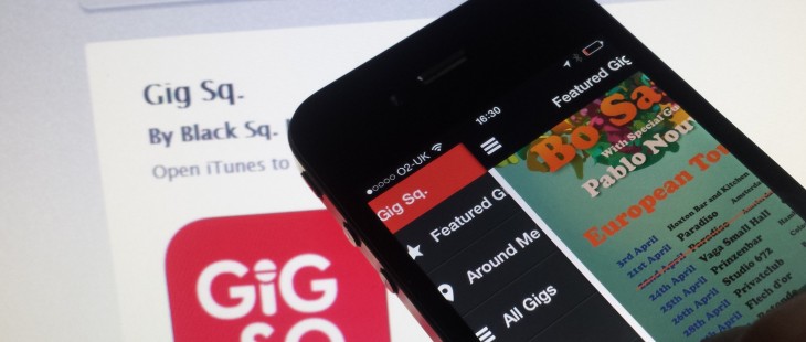 Gig Sq. for iPhone helps Londoners find the best live music in their locale