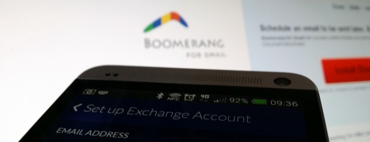 Boomerang for Android adds support for Microsoft Exchange accounts