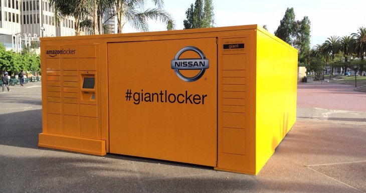 Mystery solved: Amazonâs Giant Locker in SF is a promotional stunt for the Nissan Rogue