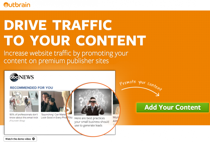 Outbrain Landing Page 730x498 Improve first impressions with optimized landing pages