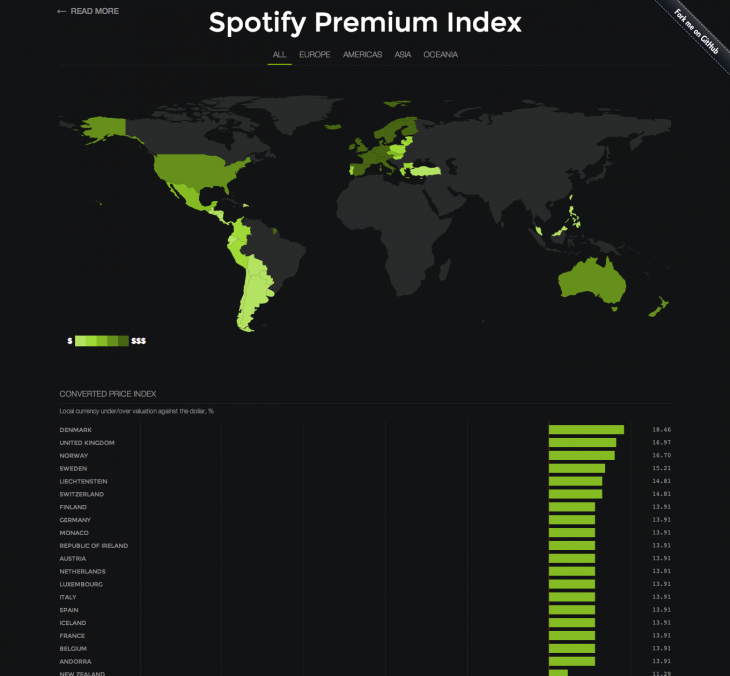 This map reveals how the price of Spotify Premium differs around the world Screen Shot 2014 05 07 at 13.59.56 730x676 This map reveals how the price of Spotify Premium differs around the world