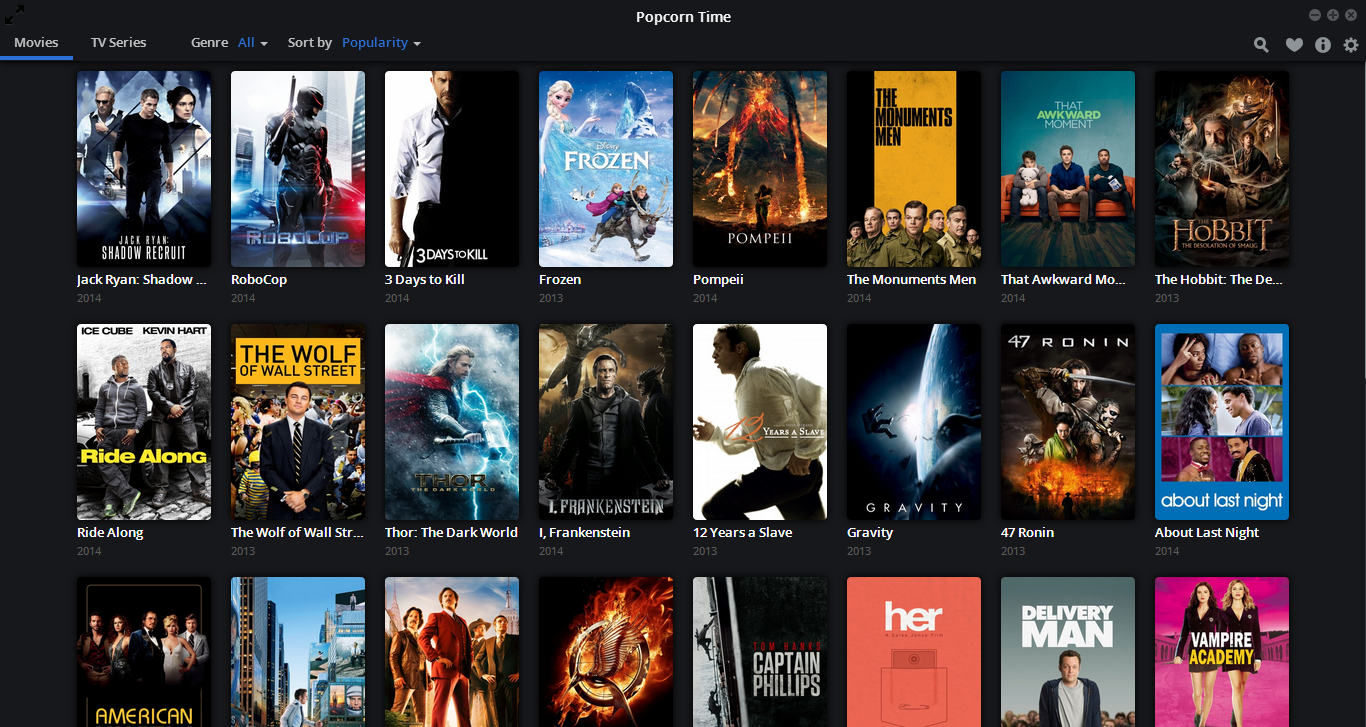 Popcorn Time Now Streams TV shows and is Available on Android