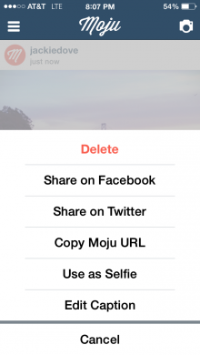 Moju, a self styled Instagram on steroids, showcases photos with an animated twist photo 31 220x390 Moju, a self styled Instagram on steroids, showcases photos with an animated twist