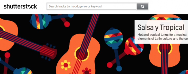 Shutterstock branches out into music with a simple license of $49 per track