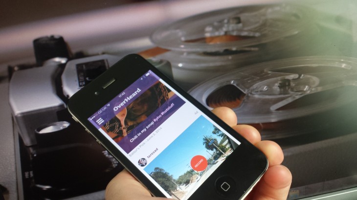 OverHeard is a fiendishly simple sound-sharing app that wants to do for audio what Vine did for video ...