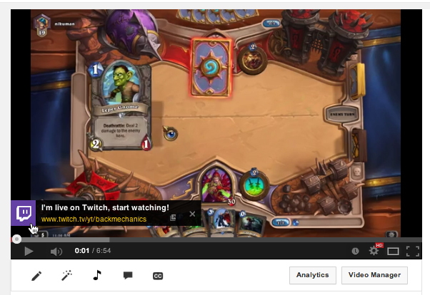 Twitch now lets broadcasters notify YouTube viewers when they’re streaming live