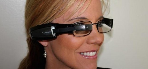 M100 Smart Glasses on Female Photo