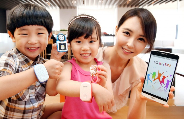 LG’s new KizON wristband is a wearable for kids that lets parents track their location
