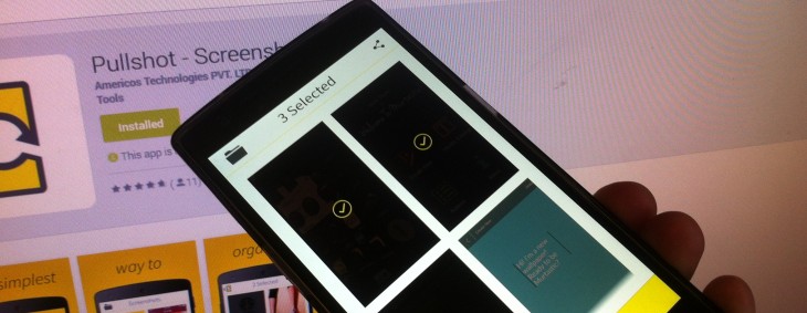 Pullshot for Android is a simple way to organize all your screenshots into folders