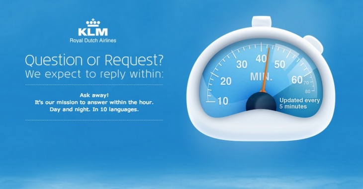 klm fb 730x381 5 strategies behind awesome customer service on social media