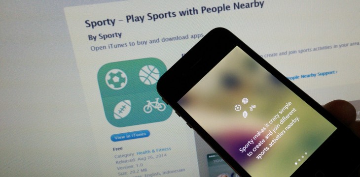 Sporty for iPhone launches to help you find people nearby to play sports with