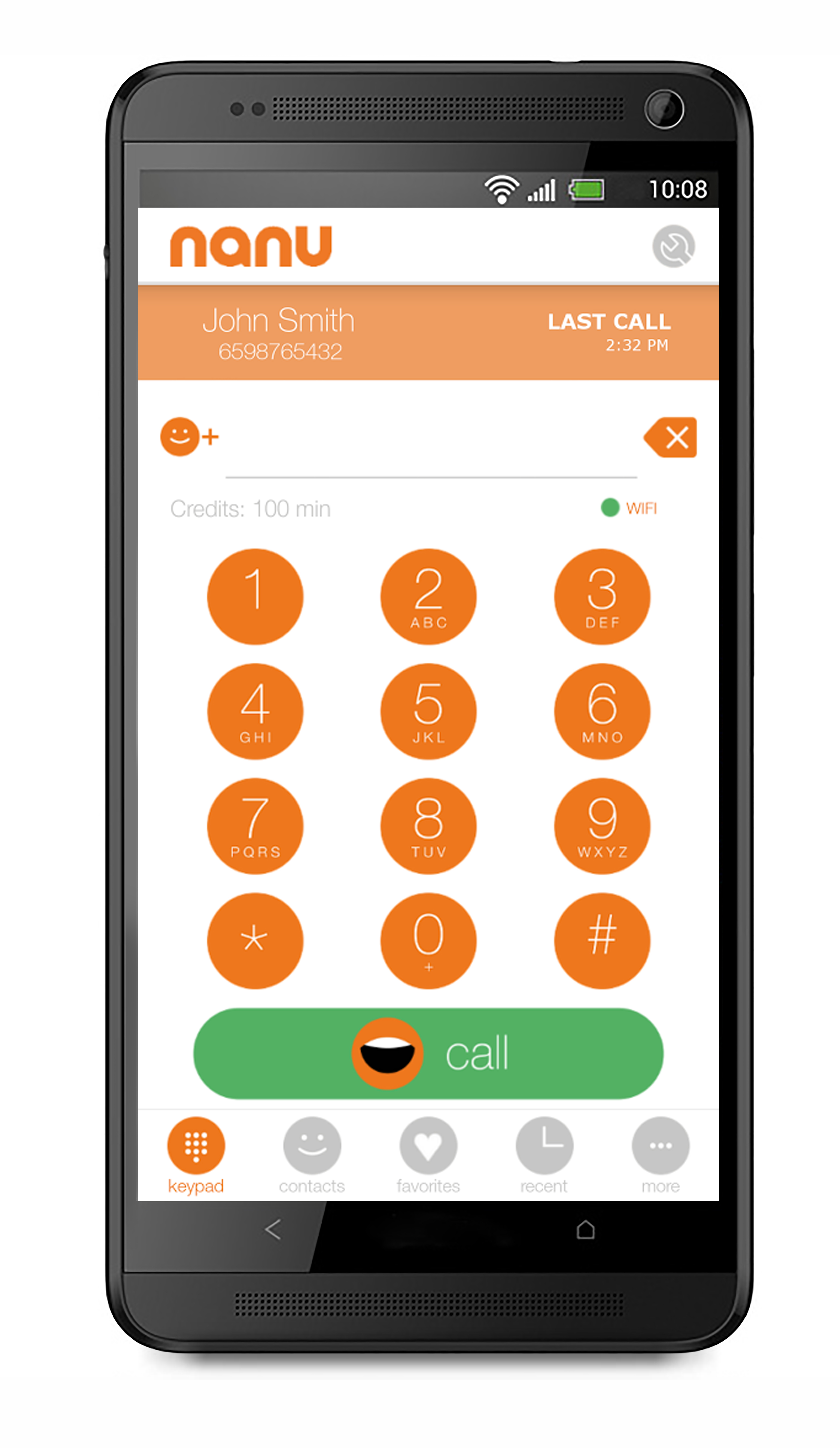 phone visual 520x896 Nanu is an Android app taking on Skype with free ...