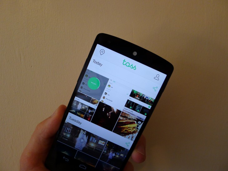 Line launches Toss, an app that makes it easy to share groups of photos and videos