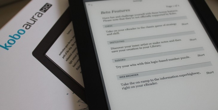 e 730x370 Looking for a waterproof e reader? Meet the Kobo Aura H2O [Review]