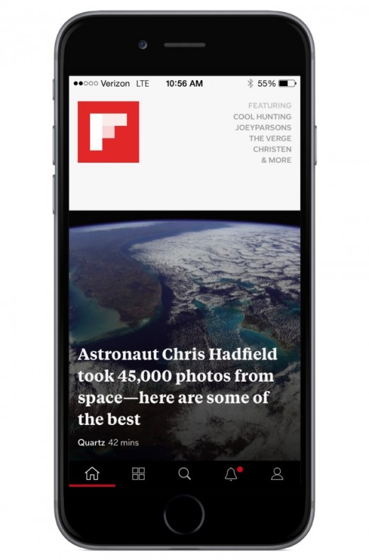 Flipboard design 520x788 Flipboard launches a fresh new design and gives you 30,000 topics to follow