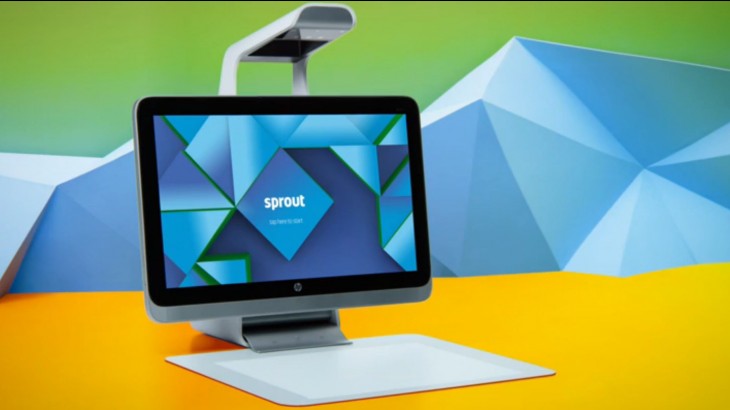 HP introduces the quirky Sprout all-in-one computer with a built in projector and 3D scanner