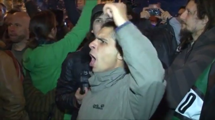 Hungary - Protest against internet tax in Budapest