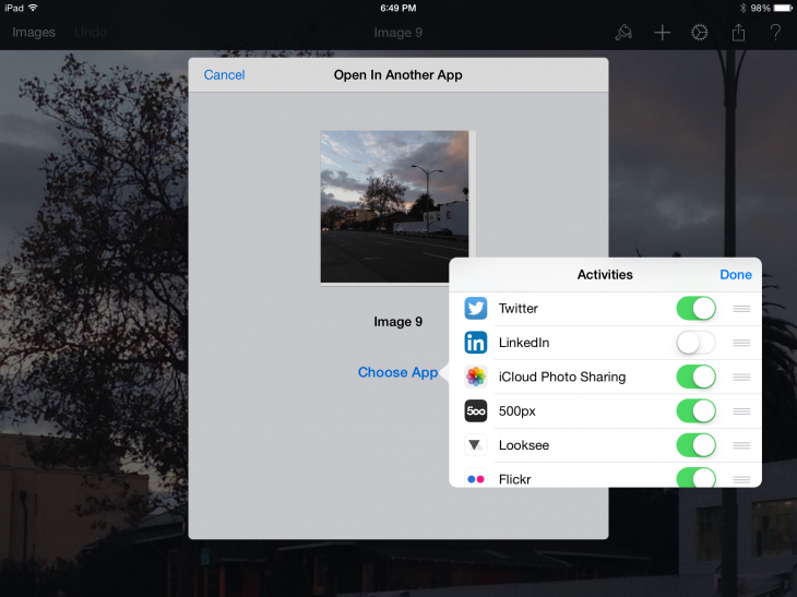 IMG 0486 730x547 Hands on: Pixelmator for iPad is a valuable tool for artists and photographers