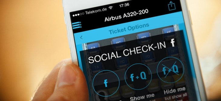 Quicket lets you see who’s on the same flight as you with Facebook check-in