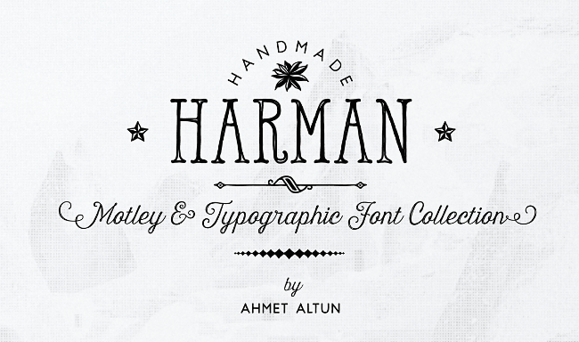 harman 23 of the most beautiful typefaces from September 2014