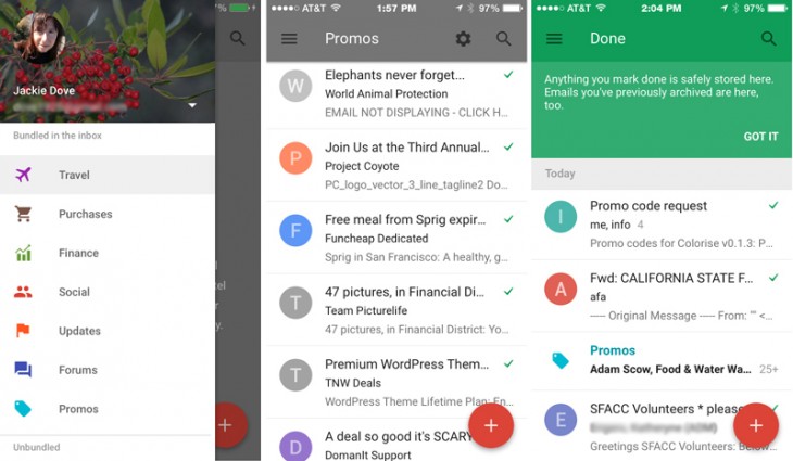 inbox111 730x425 Hands on: Googles Inbox helps to organize your email life with bundles and more