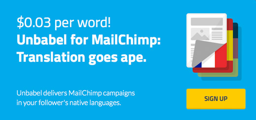 MailChimp taps Unbabel to offer translations of promo emails in more than 20 languages