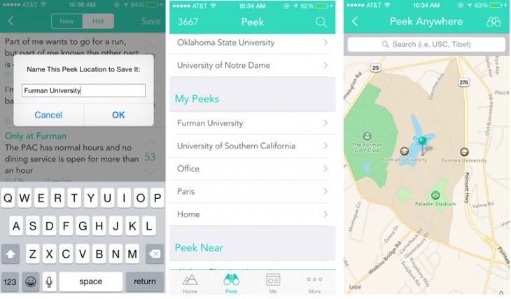 Chat app Yik Yak adds a map to let you browse anonymous conversations around the world