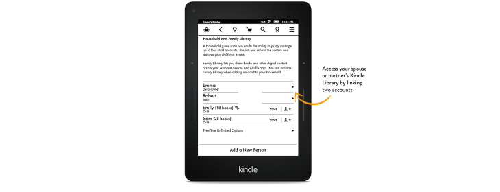 Amazon Kindle update lets you share books with the whole family