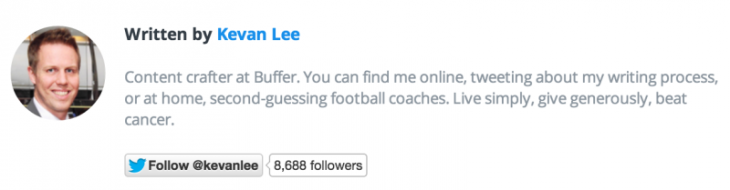 bio follow button 800x209 730x190 How to get your first 1,000 followers on every social network