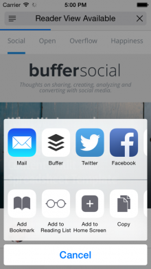 iOS Simulator Screen Shot 8 Oct 2014 17.00.10 576x1024 220x391 44 best mobile apps and tools for marketers: How to manage social media from anywhere