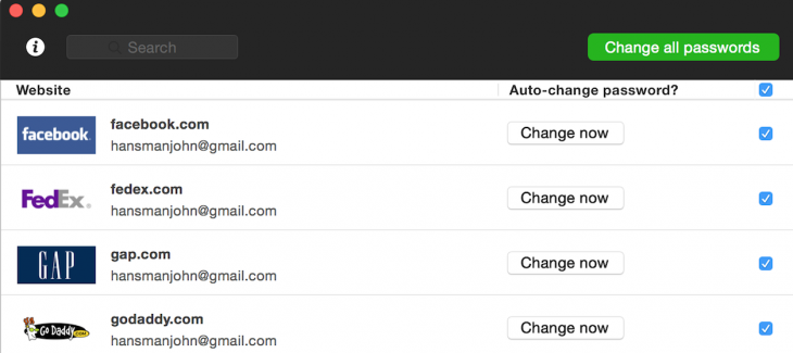 Dashlaneâs automatic Password Changer makes your most precious accounts less hackable