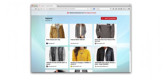 Opera 26 Bookmark sharing