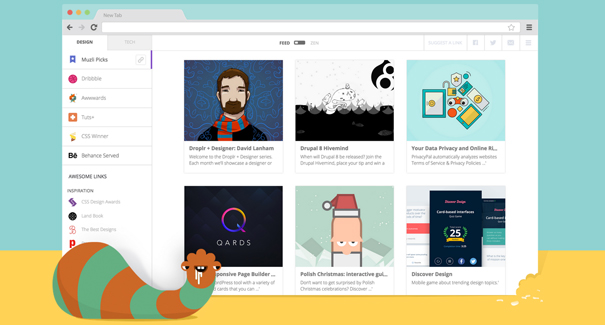 Muzli Chrome extension dishes up design inspiration